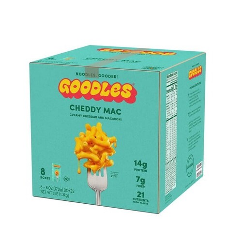 Goodles Mac & Cheese Cheddy Mac 8 Packungen 6 Unzen je 3 Pfund insgesamt Makkaroni Pasta - Bild 1 von 4