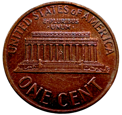 RPM 1974 S Lincoln Memorial Penny Error Repunched Mint Mark
