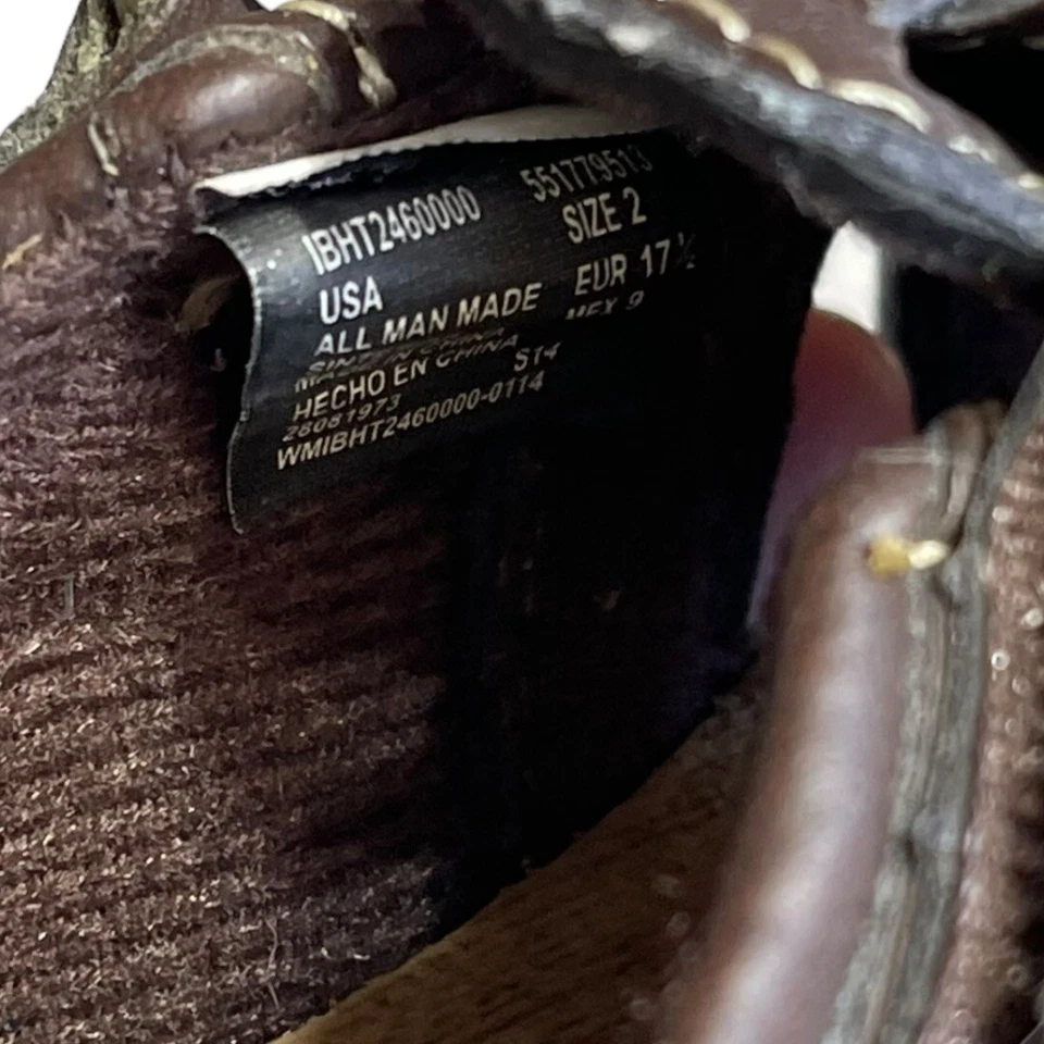 HEALTHTEX Baby Sandals Size 2 Shoes Brown Boys Fisherman Sandal Rubber Soles - Image 3 of 4