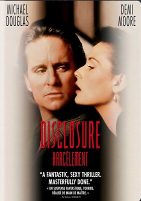 Disclosure  - Michael Douglas, Demi Moore, Donald Sutherland ,   1994  New DVD