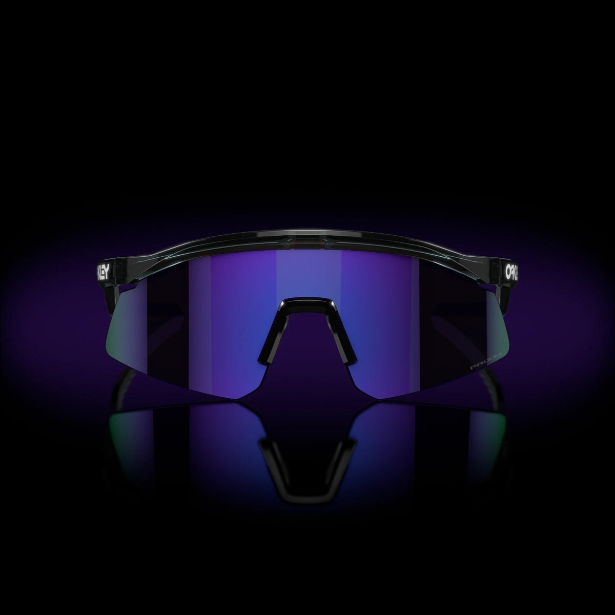OAKLEY HYDRA CRYSTAL BLACK WITH PRIZM VIOLET PURPLE SUNGLASSES
