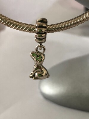 Buddy Dog Dangle Charm, Authentic S925 Sterling Silver