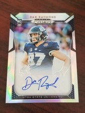 2019 Prizm Draft Picks Auto #260 Dax Raymond Utah State B