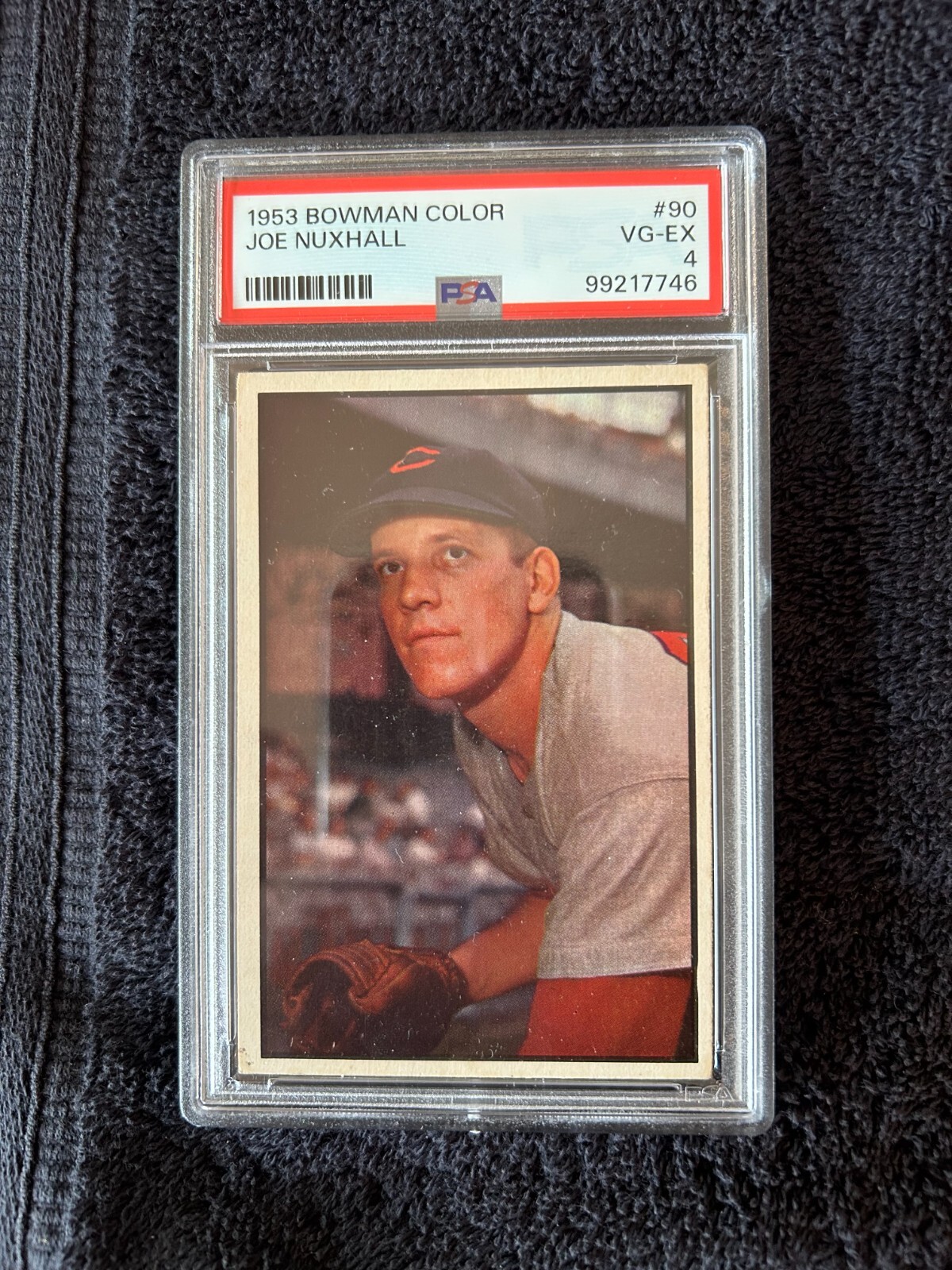 1953 Bowman #90 Joe Nuxhall Cincinnati Reds PSA4 VG/EX FREE SHIPPING