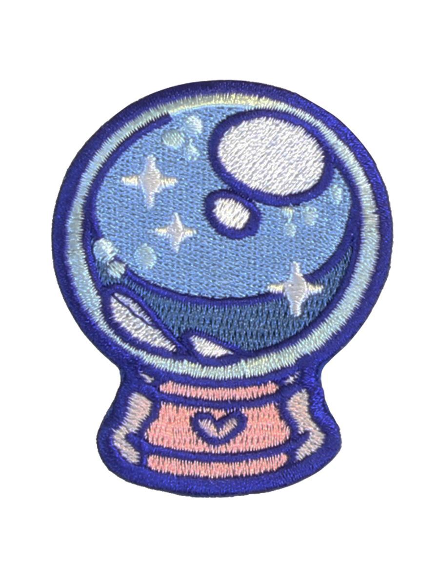 Patch Crystal Ball Iron On 5x6.5cm