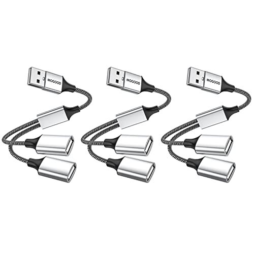 MOGOOD Cavo USB Splitter USB y Splitter USB 2.0 Prolunga Cavo di (F2g)