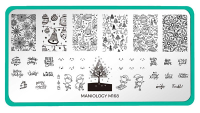 M168 Maniology  Nail Stamping Plate