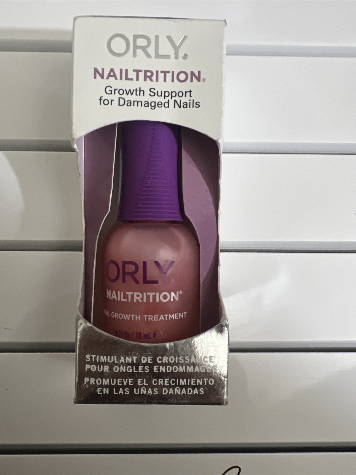 2Pk ORLY NAILTRITION Nail Growth Treatment Growth Support Damaged