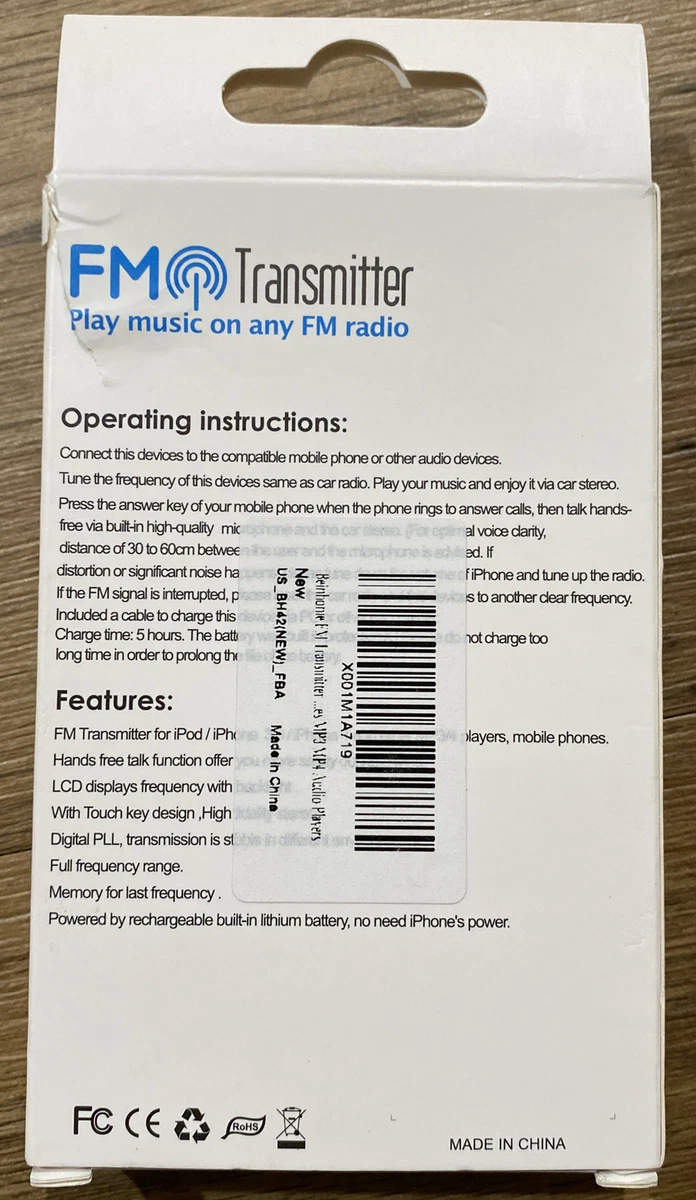 Beinhome fm transmitter online