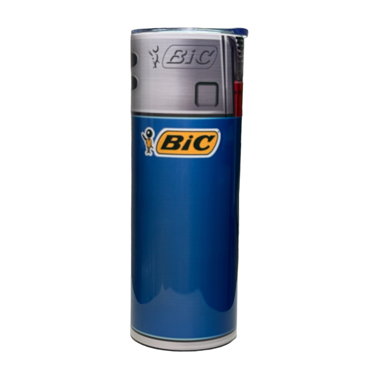Handmade 20oz Stainless Steel Skinny Tumbler~Bic Lighter Wra