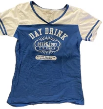 T Shirt Day Drink Deep Eddy Vodka Women’s Top XL Boxercraft