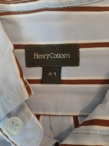 CAMICIA HENRY COTTON'S UOMO SIZE 41/L - Foto 6 di 12