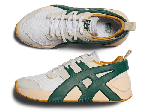 Onitsuka Tiger BIG LOGO TRAINER 2.0 1183A795 102 WHITE PINE GREEN - Picture 9 of 12
