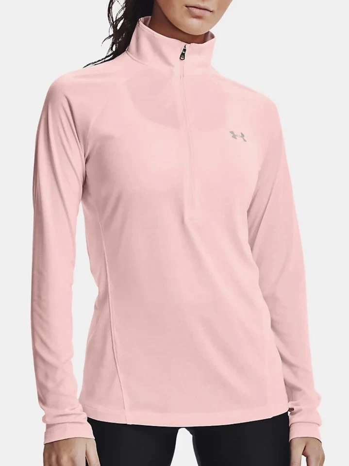 Camiseta deportiva Under Armour Tech 2021 con media cremallera - UA gimnasio entrenamiento correr Foto 2 de 4