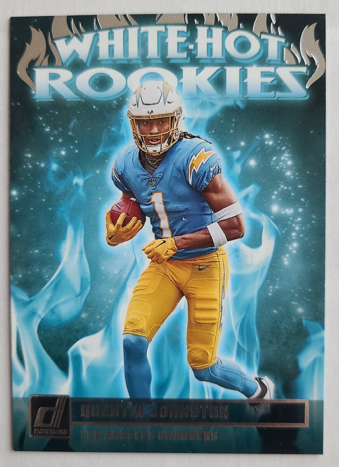 2023 Donruss Football White Hot Rookies #WHR-4 Quentin Johnston RC