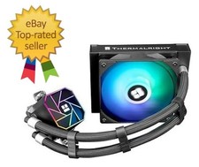 Thermalright Aqua Elite 120 V3 AIO CPU Cooler, 120Mm Liquid Cooling, ARGB PWM Fa