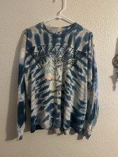 Vintage 1992 Not Fade Away Extreme Tie Dye Long Sleeve Shirt SIZE XL MADE IN USA