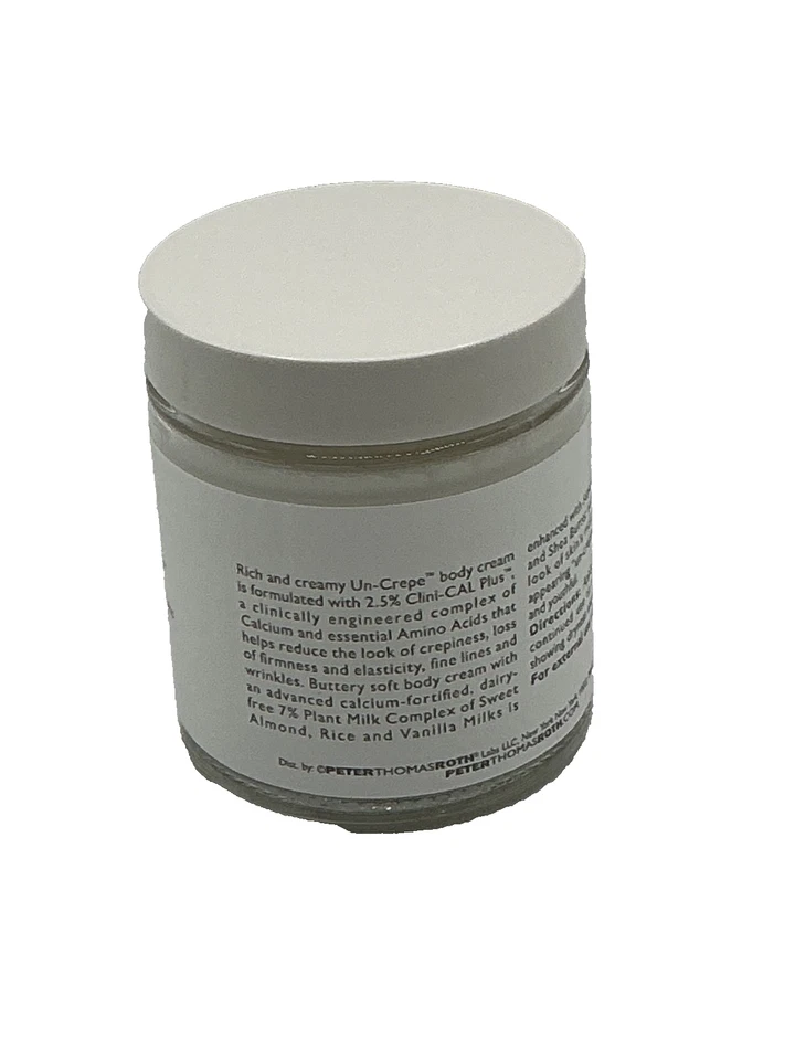 Peter Thomas Roth UN-CREPE 身体霜 118 毫升 4 盎司玻璃容器 — 第 2/3 张图片