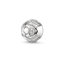 Original THOMAS SABO Engel Herz Karma Bead Sterlingsilber K0222-051-14