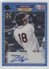2021 Leaf Pro Set Metal 1989 Blue Rainbow 30/35 Zack Gelof #PA-ZG1 Auto 8d2