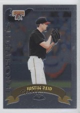 2002 Topps Chrome Traded & Rookies Justin Reid #T113 0e4