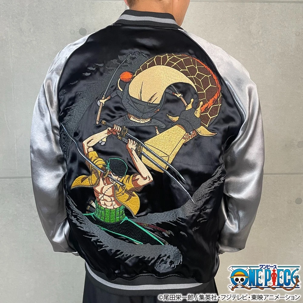 ONE PIECE × Karakuri Tamashii “Zoro vs. Kaku” Reversible Sukajan