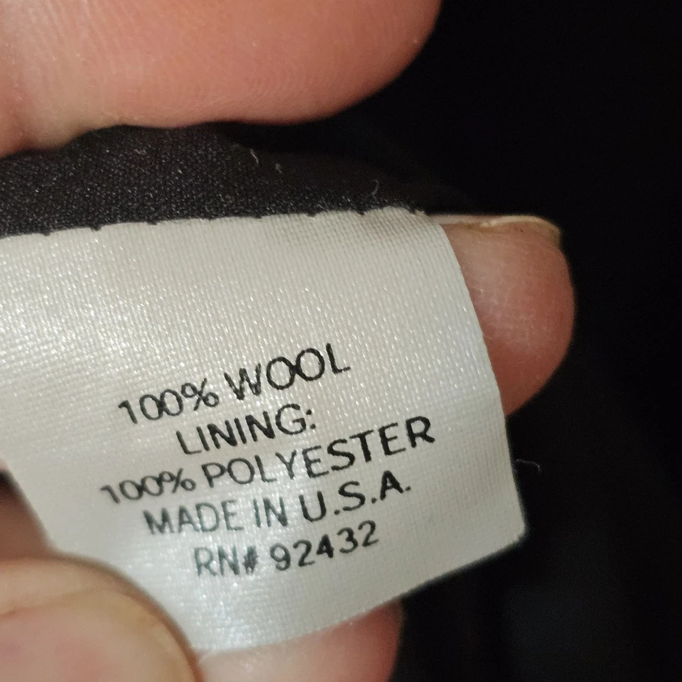 Vestido KAY UNGER Negro 100% Lana Forrado Mujer 8 Gótico Bruja Clásico Dinero Antiguo De Colección Foto 3 de 4