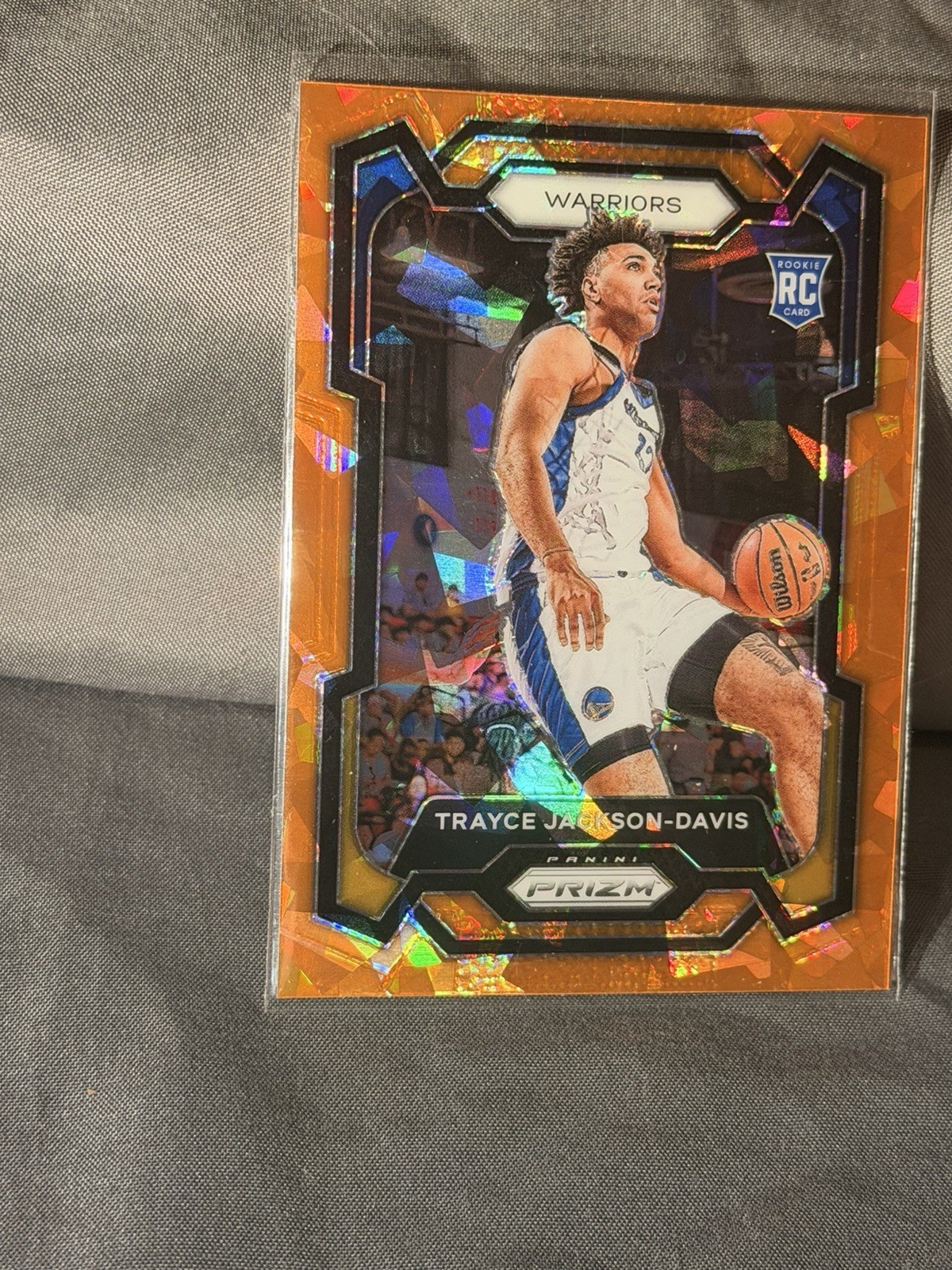2023-24 Panini Prizm - Trayce Jackson-Davis #148 Orange Ice Prizm (RC)