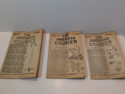 The American Courier Poetry Volume 6 #84-86 Ext Rare 1945 Mary Lund Kansas City