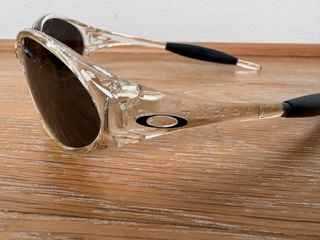 Oakley Eye Jacket Clear Frame Rare 90s Vintage image 7
