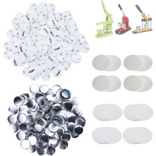 500 Sets 25mm Blank Button Parts Kit
