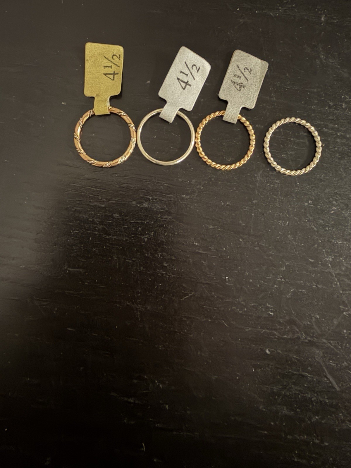 Stackable Rings Taber Studios Size 4 1/2 - image 3