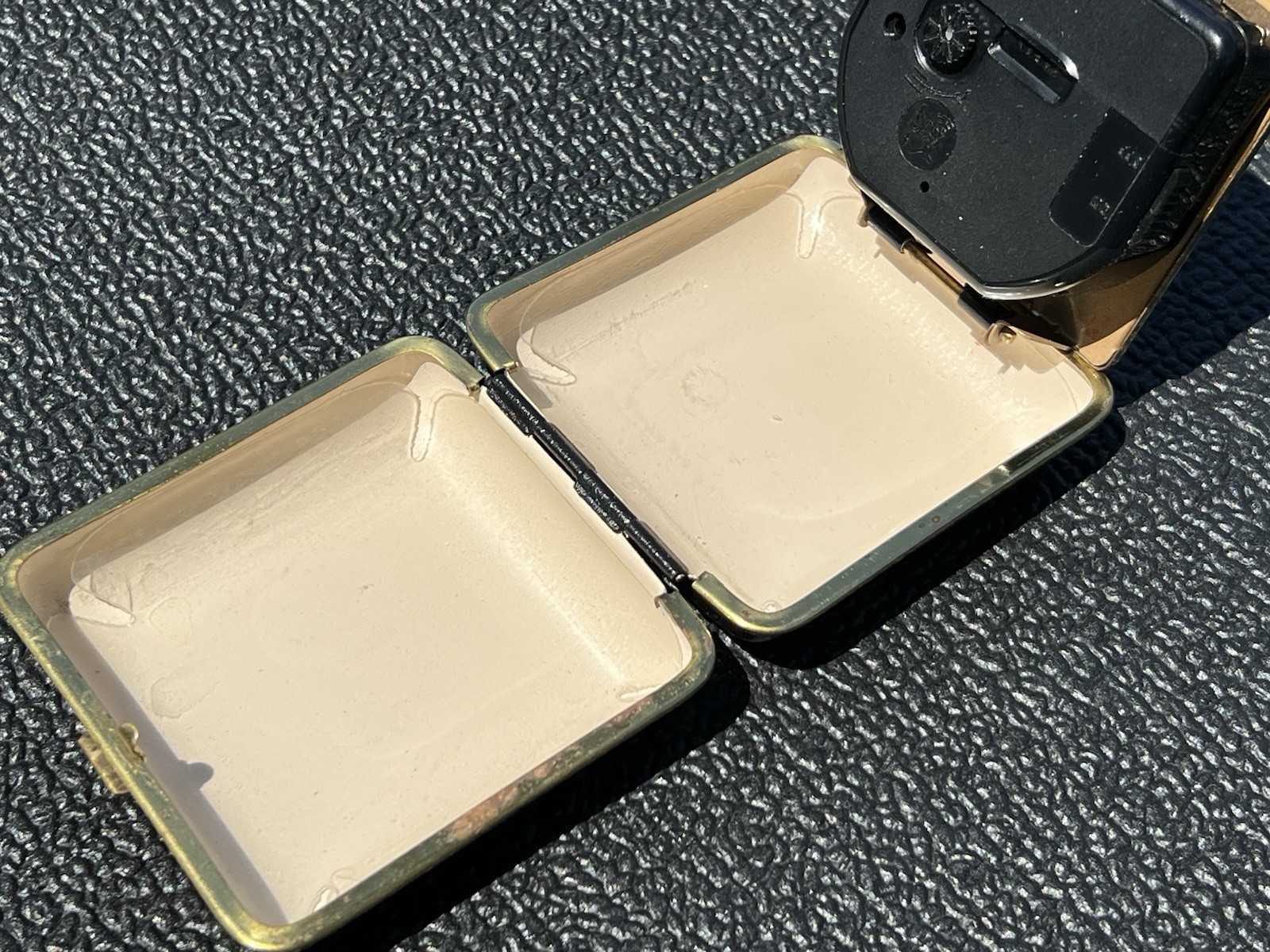 Vintage Spartus JWCII Foldable Travel Alarm Clock Battery 🔋 Luminescent