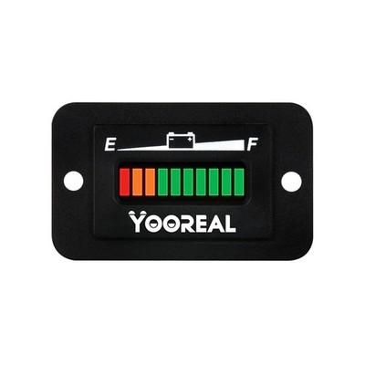 Batteriespannungs-LED-Anzeige, 1P65, 12/24V, 48V YR-B1026, YR-B1027, von Yooreal