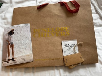 Penelope Chilvers leere Geschenktüte + Plan Seidenpackpapier Luxuspaket m/L 