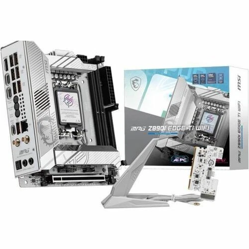 MSI MPG Z890I EDGE TI WIFI Gaming Desktop Motherboard - Intel Z890 Chipset - Soc