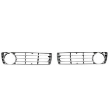 Plastic Argent Silver Grille Insert Pair Ford F-100 F-250 F-350 73-75 Plastic Argent Silver Grille Insert Pair Ford F-100 F-250 F-350 73-75