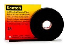 130C Linerless Rubber Splicing Tape -18 to 90 Degree C 30ft L x 1in W Black