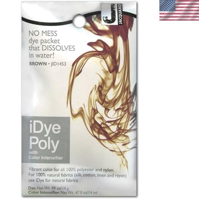 Creative Brown iDye Poly Fabric Dye for Cosplay & Craft Projects   14gm