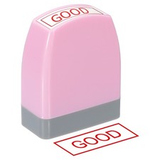 Good Notice Stamp, Office Stamp Pre Inked Stamp, Pink