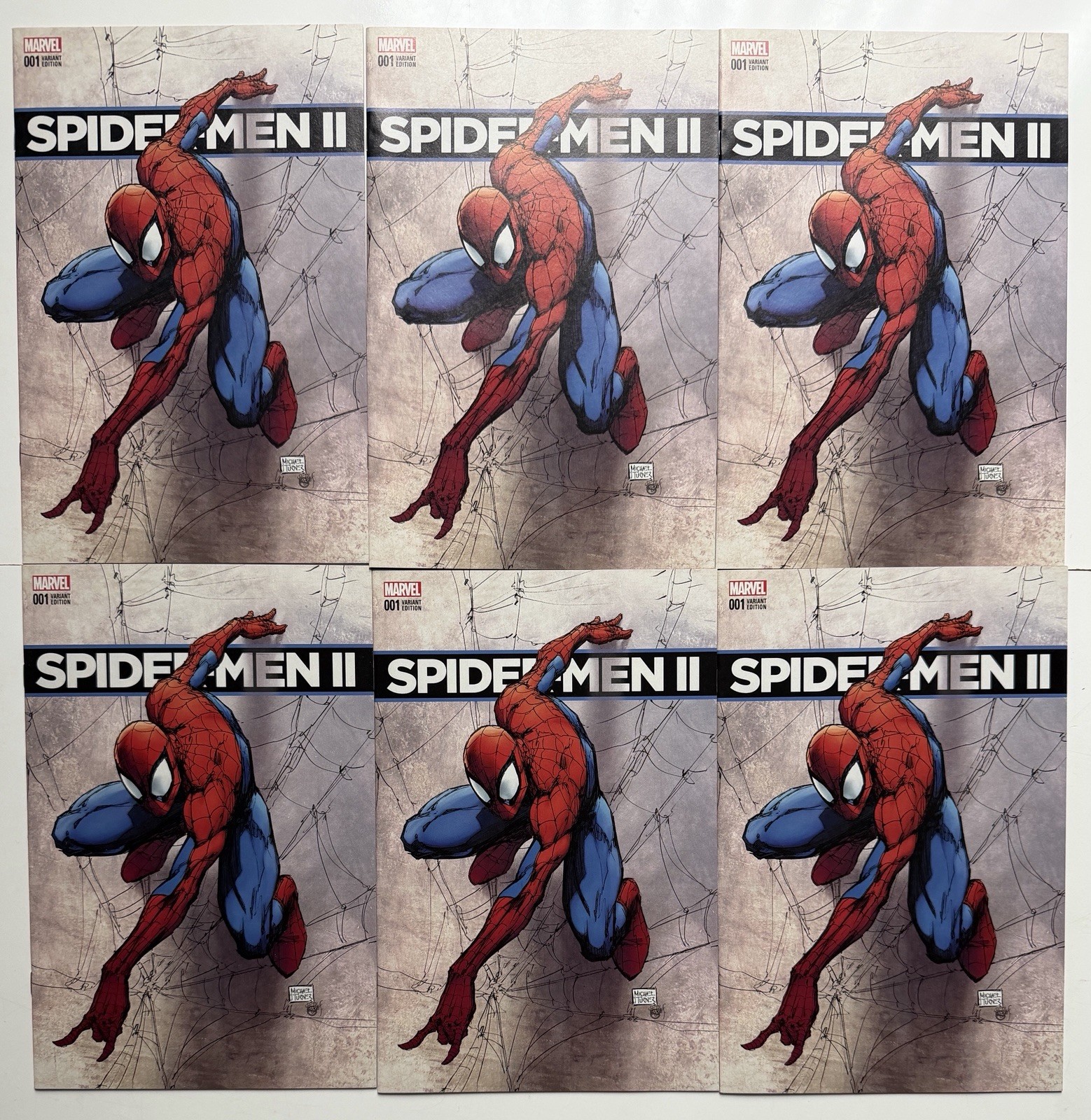 Spider-Men II #1 NM Aspen Michael Turner Variant A 6x Lot 2017
