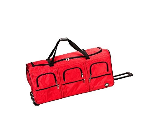 ROCKLAND ROLLING DUFFEL BAG 40" PRD340 - RED
