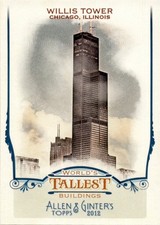 2012 Topps Allen & Ginter #WTB4 Willis Tower World's Tallest Buildings