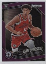 2024-25 Panini Prizm Black Purple Prizm 6/99 Cam Christie #235 03xg