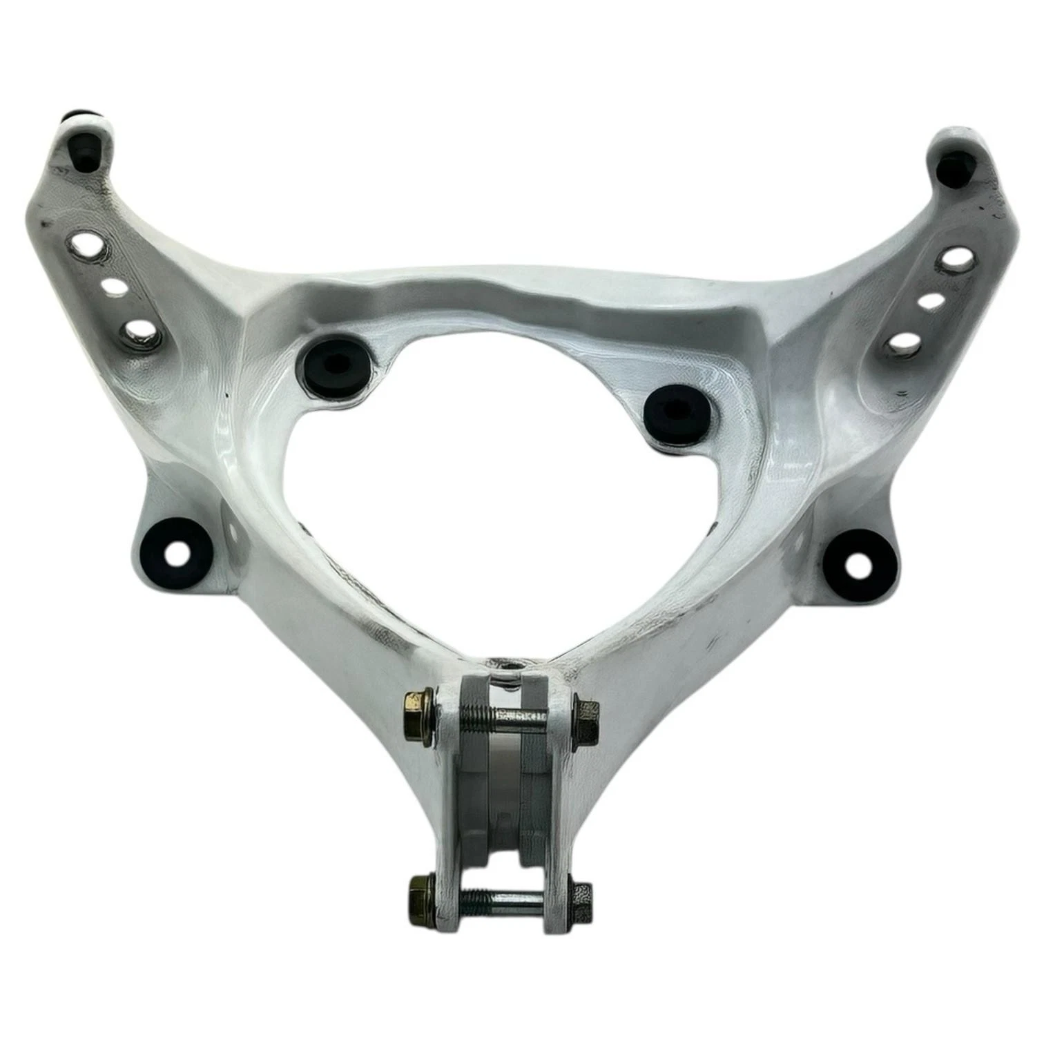 2007 2008 SUZUKI GSXR 1000 FAIRING STAY FRONT UPPER MIRROR GAUGES BRACKET WHITE