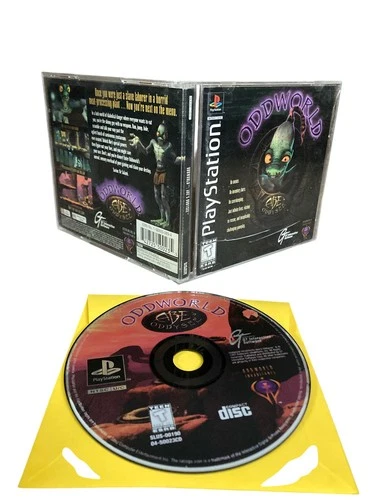 Sony PlayStation 1 PS1 CIB COMPLETE TESTED Oddworld: Abe's Oddysee BL
