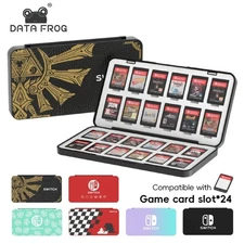 DATA FROG 24 in 1 Game Card Case Holder Hard Shell Protective Game Card Storage
