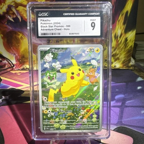 Pikachu 088 Sv: Scarlet & Violet Promo Cards Holo CGC 9 MINT