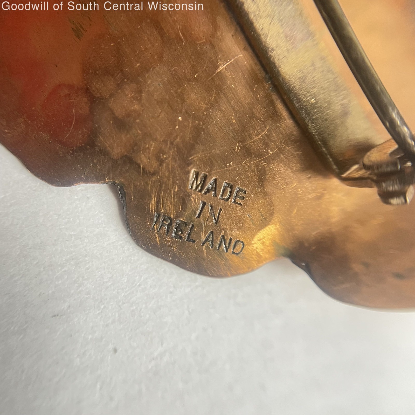 Hand Worked Irish Made Solid Copper Hammer-Textur… - image 3