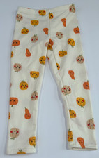 Emma  Ella Girls 4/5T Pumpkin Print Cotton Leggings Fall Halloween Pants
